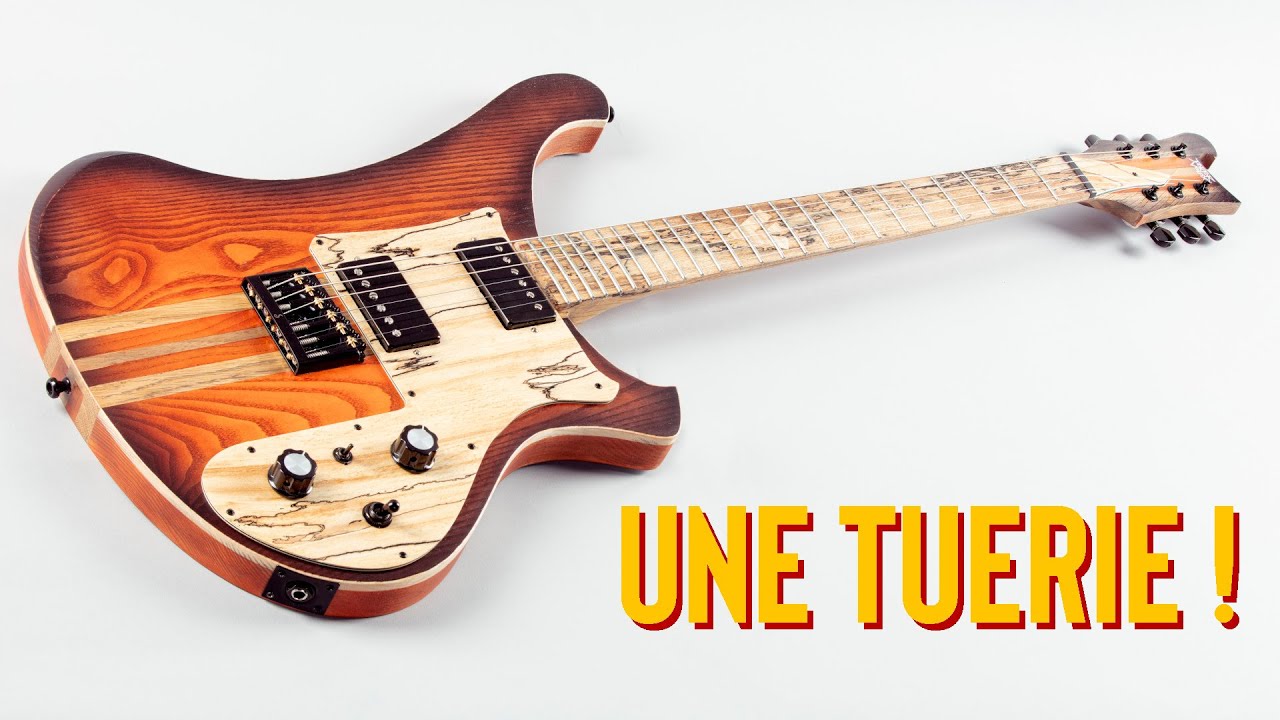 une Rickenbacker à la sauce Volox. Fabrication guitare électrique.