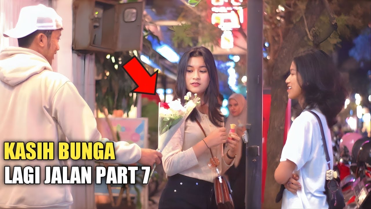 KASIH BUNGA CANTIK LAGI JALAN BIKIN BAPER PART 7