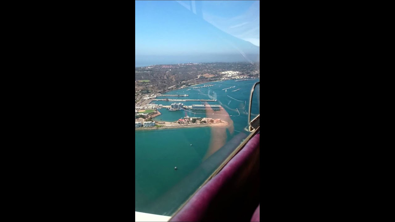 Flight lesson over Point Loma