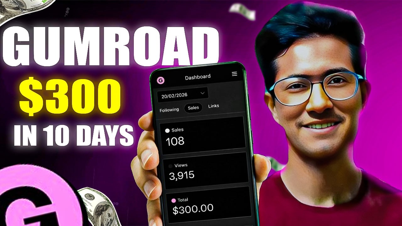 Gumroad Earning Proof $300 in 10 Days Step by Step Method