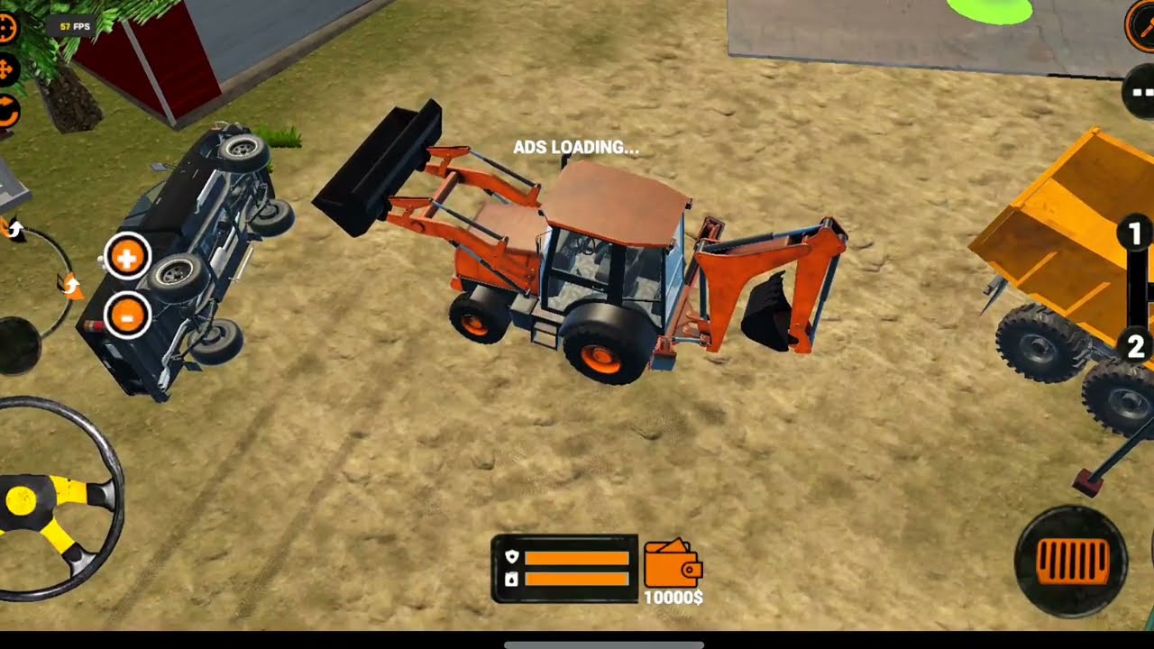Backhoe Loader JCB Simulator Gameplay - Indian Vehicles Truck JCB Driving - Android Gameplay