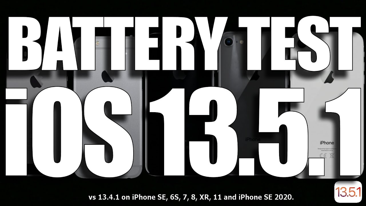 iOS 13.5.1 Battery Life / Battery Performance Test.