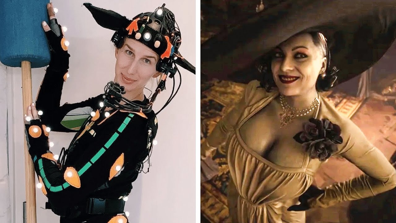 Resident Evil 8 Village - Lady Dimitrescu Motion Capture Behind the Scenes