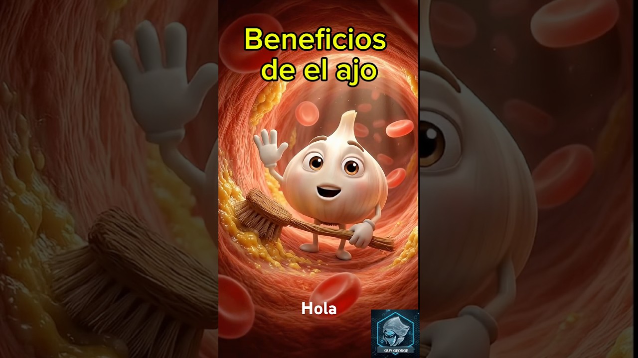 🧄 ¡Lo que el AJO le hace a tus arterias! 🩸 