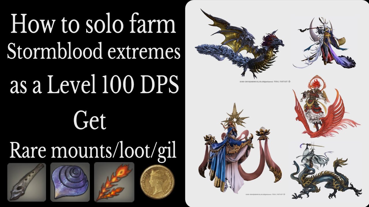 How to solo farm stormblood extremes as a dps