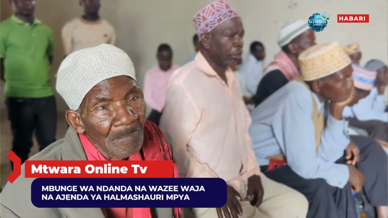 MBUNGE WA JIMBO LA NDANDA NA WAZEE WAJA NA AJENDA YA HALMASHAURI MPYA YA NDANDA