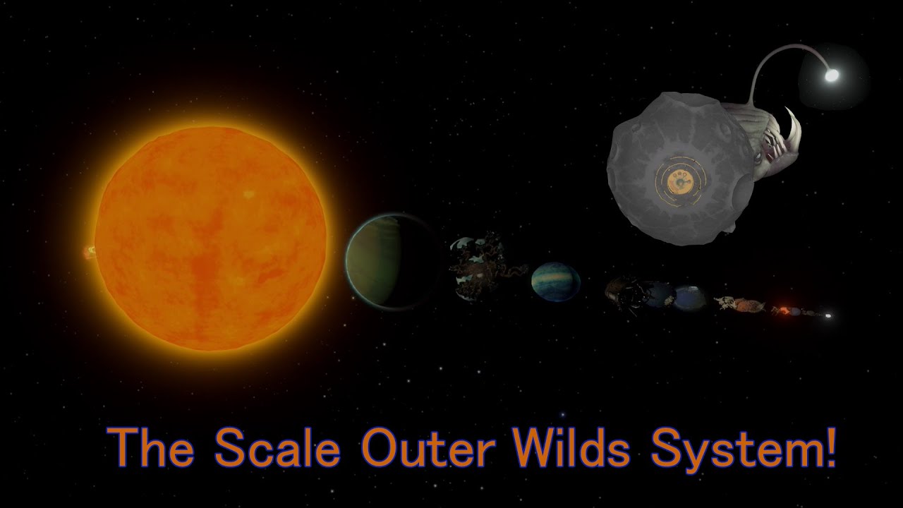 Outer Wilds Scale Solar System! Scale Showcase Mod!