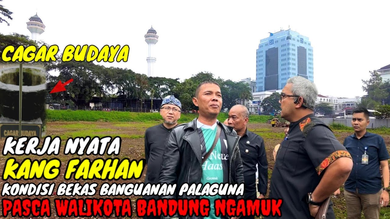 KERJA NYATA KANG FARHAN WALIKOTA BANDUNG‼️Ngamuk Melihat Bekas Bangunan Palaguna Banyak Sampah