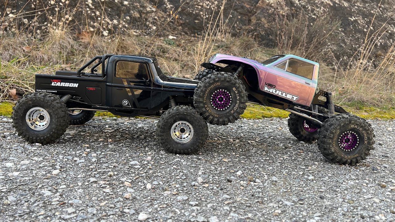 Rc rock crawling #vanquish #vrd #carbon #mullet #axial #crawler #rocks #rc #rccrawler #hobby #fyp 