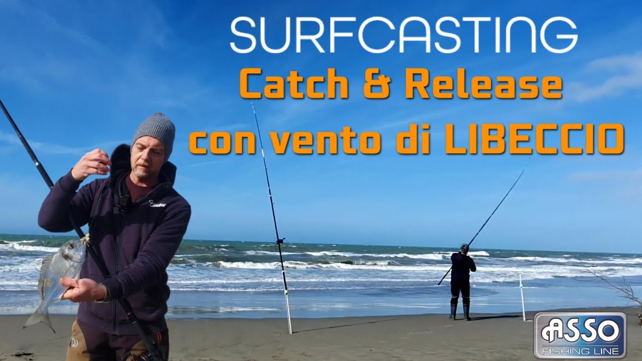 Surfcasting: in spiaggia con vento di Libeccio! 