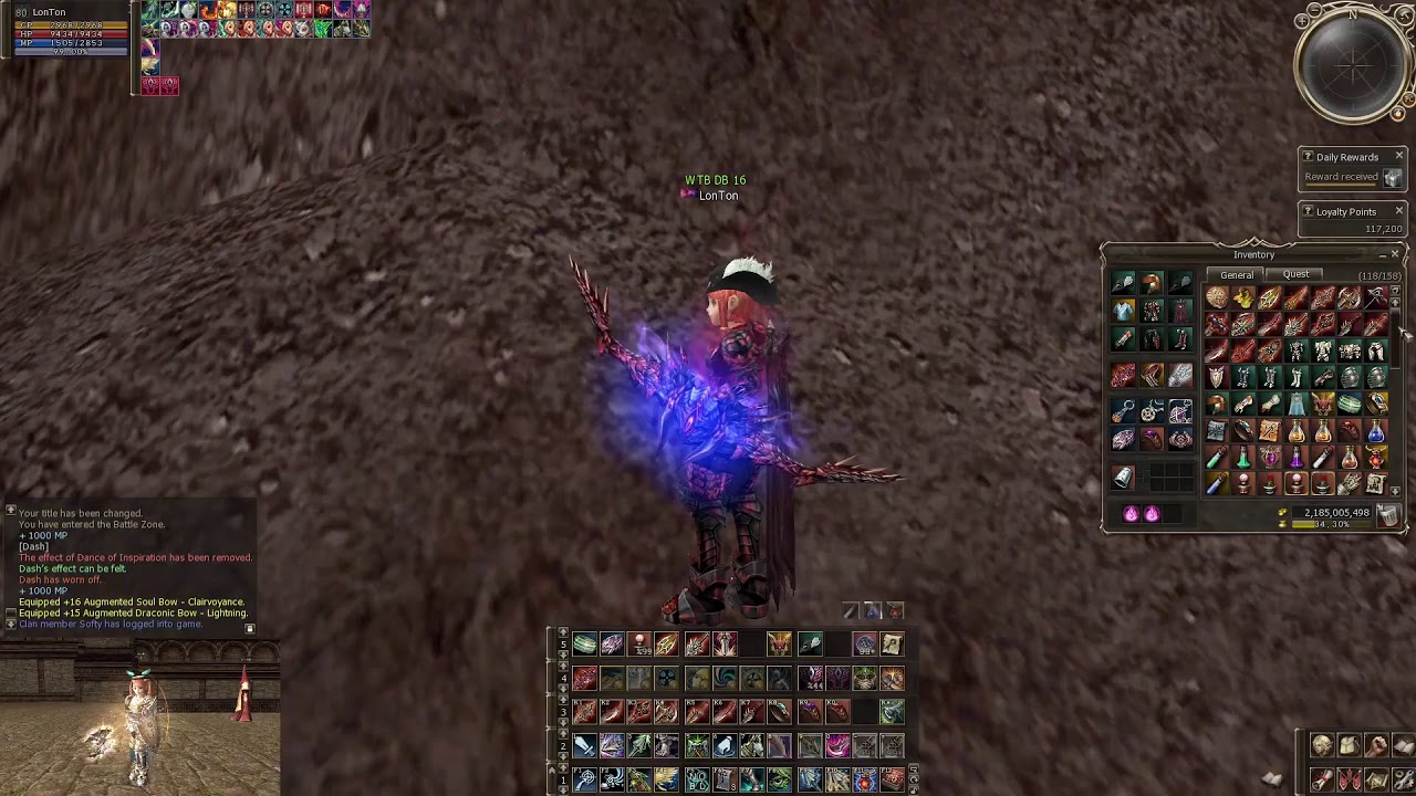 Lineage 2 Dex - Enchanting Draconic Bow to +16