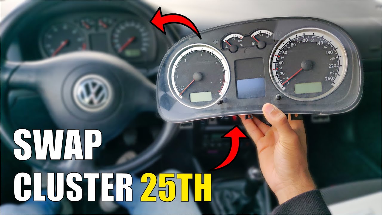 ♻️ Cambio CLUSTER de mi GOLF 4 por el CUADRO SPORT 25th aniversario | VW GOLF 4 GTI 1.8T Ep.5