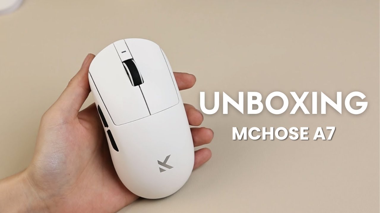 Unboxing | MCHOSE A7 Series Lightweight Wireless Gaming Mouse