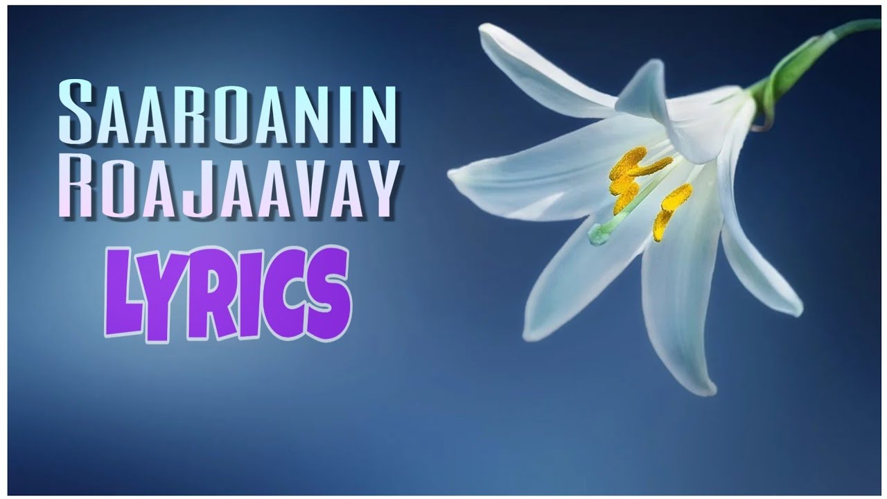 Saronin Rojave (With Lyrics) | Tamil Christian Song | TPM Song