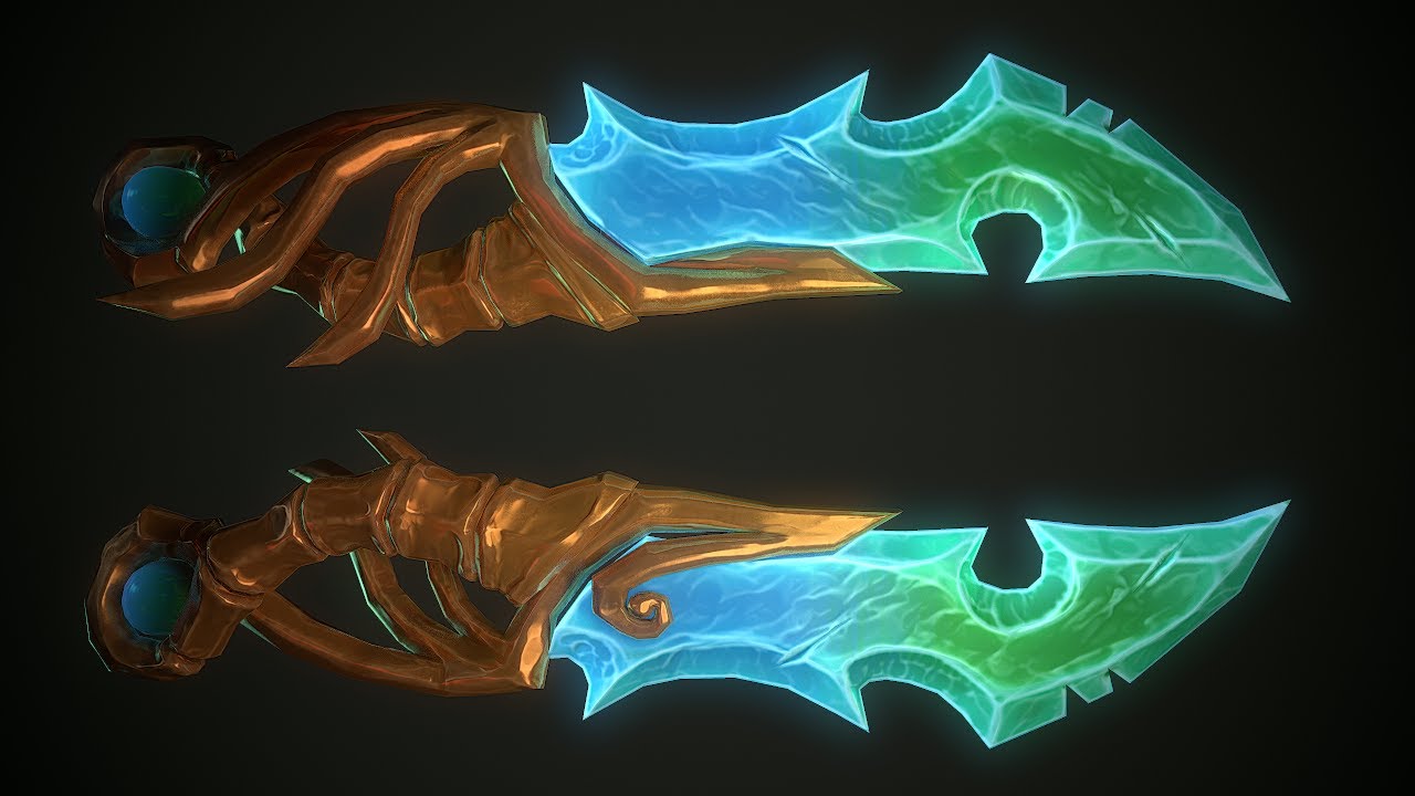 Stylized Spectral Dagger - Autodesk Maya, Zbrush, Substance Painter and Marmoset Toolbag