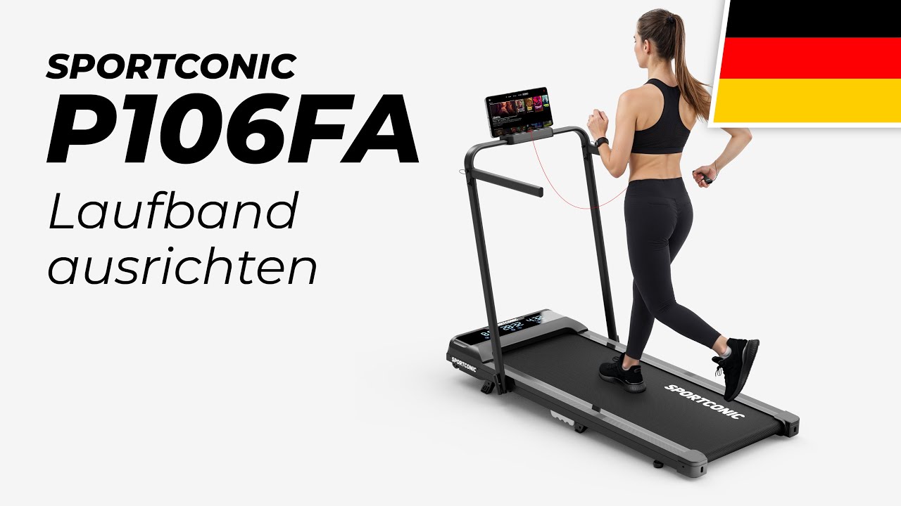 Sportconic P106FA – Laufband ausrichten