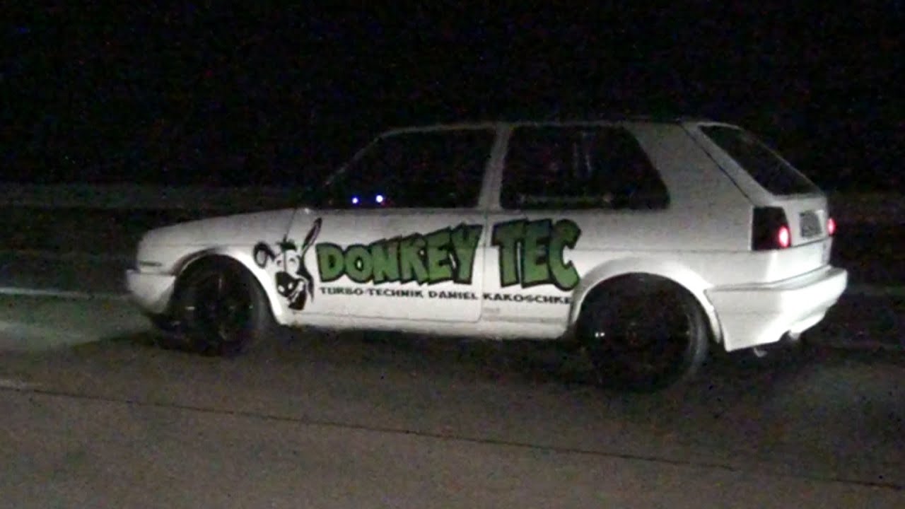 Boba Golf Mk2 16V Turbo AWD vs Donkey TEC Golf Mk2 VR6 Turbo AWD