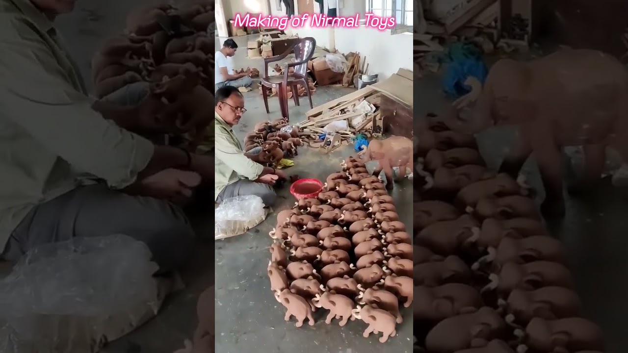 making of Nirmal Toys #shorts #short #viral #youtubeshorts #shaiksumayya