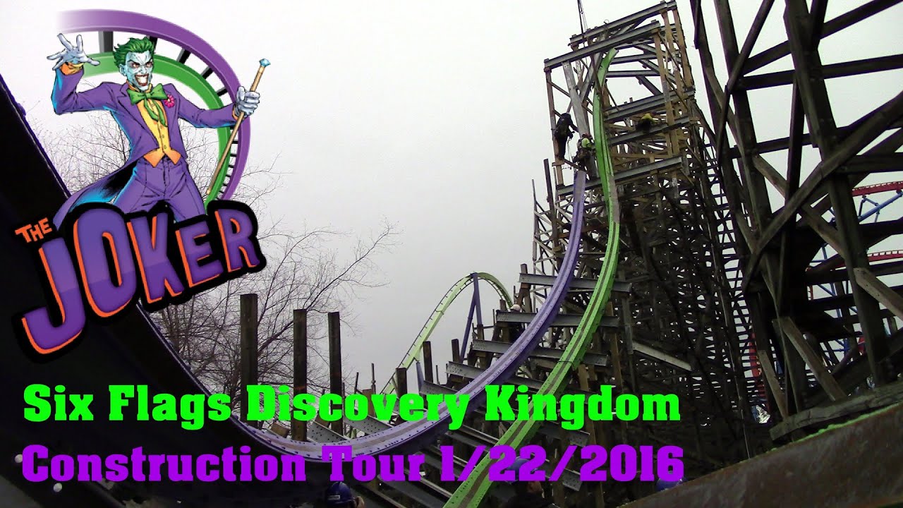 Joker Construction Tour #1 at Six Flags Discovery Kingdom