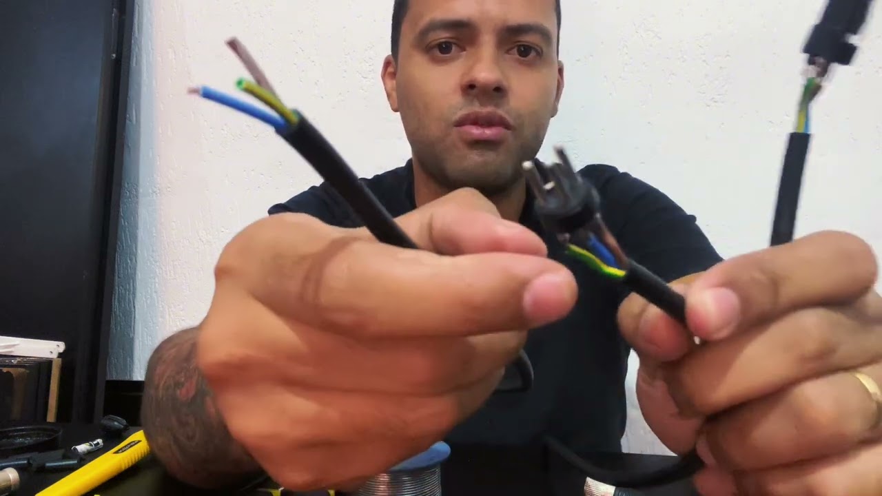 Como montar um cabo DMX com fio PP de 3 vias