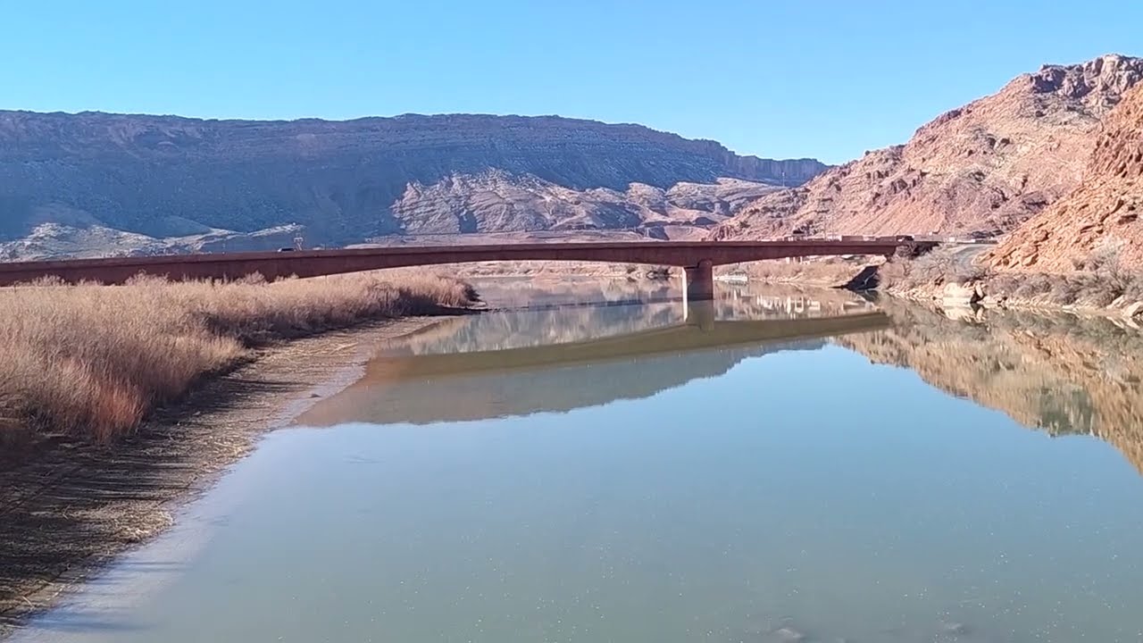 Moab, UT Lions Park Bridge View