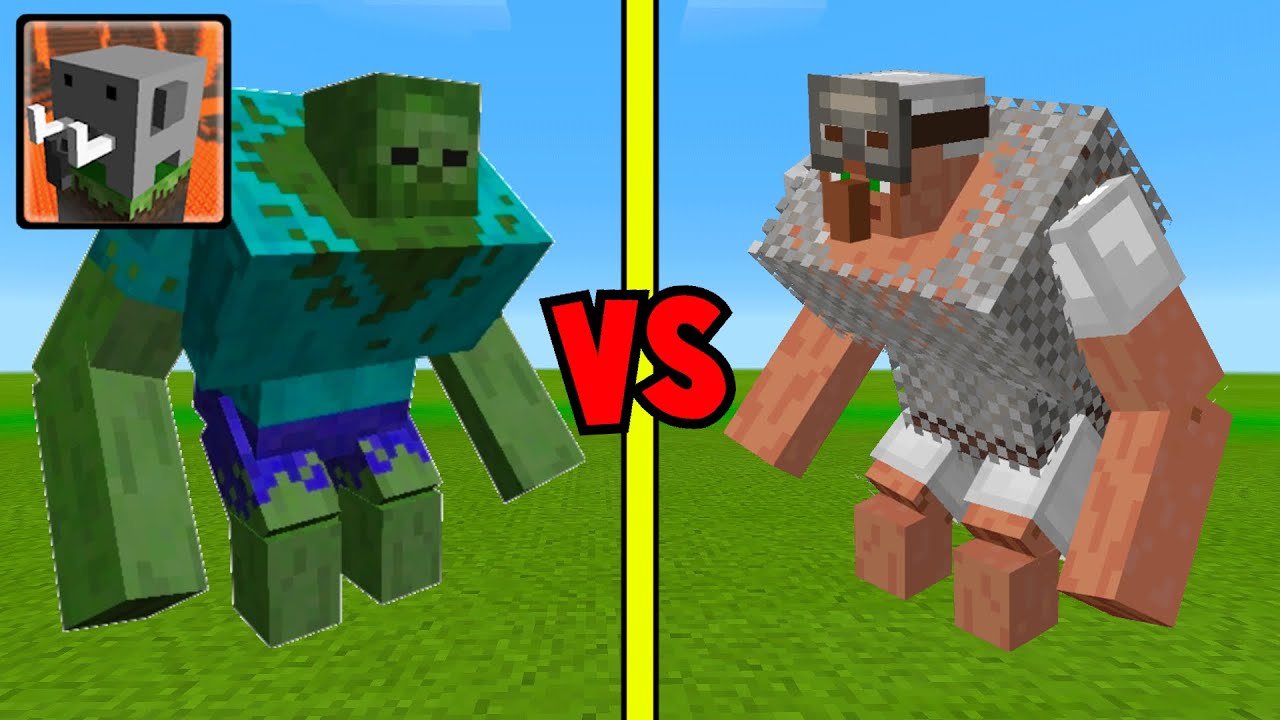 MUTANT ZOMBIE vs MUTANT VILLAGER in Craftsman Building Craft