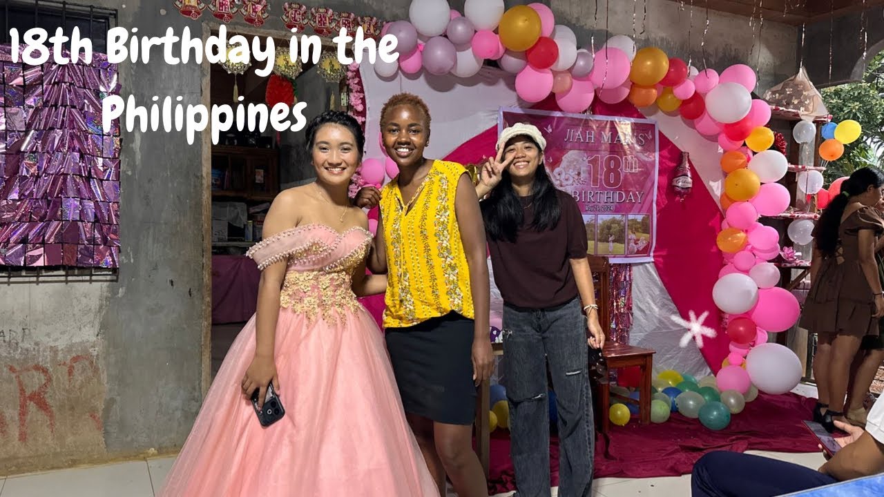 How Filipinos Celebrate 18th Birthday Party in the Province 🇵🇭
