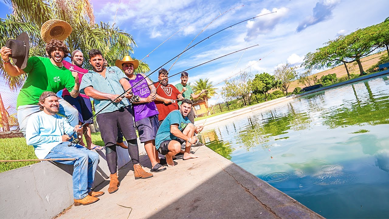 CAMPEONATO DE PESCARIA COM MEUS AMIGOS NA FAZENDA