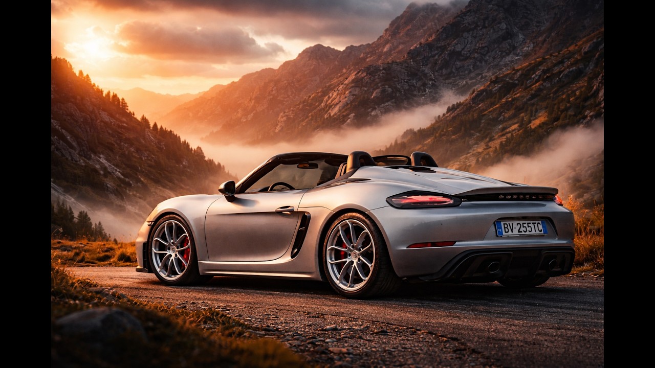Porsche 718 Spyder Test Drive – Pure Mountain Driving | 4K Cinematic