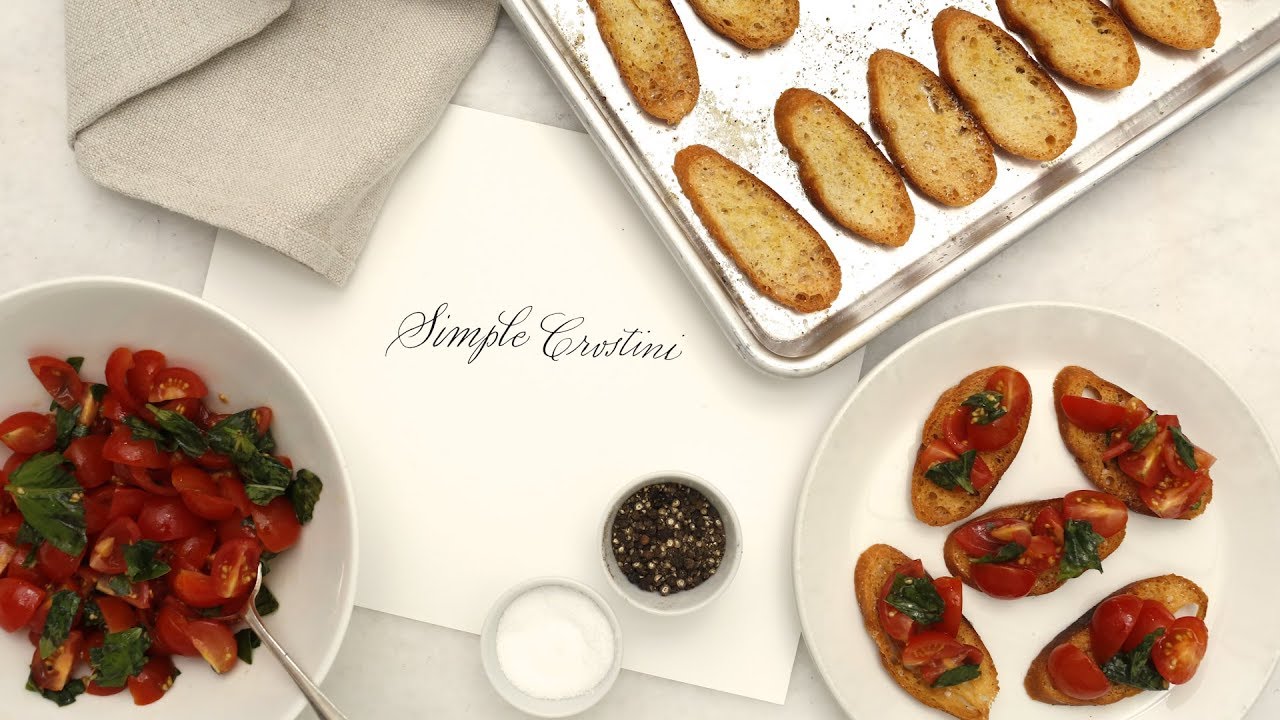 Simple-To-Make Crostini- Martha Stewart