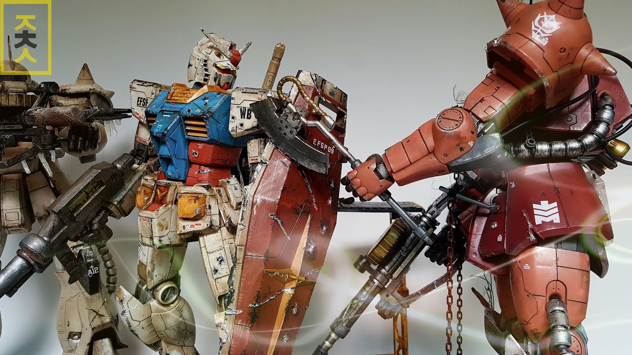 건담메가사이즈 스페셜 3편 퍼스트건담 웨더링편 GUNDAM MEGA SIZE SPECIAL #3. FIRST GUNDAM Weathering, #건담 웨더링