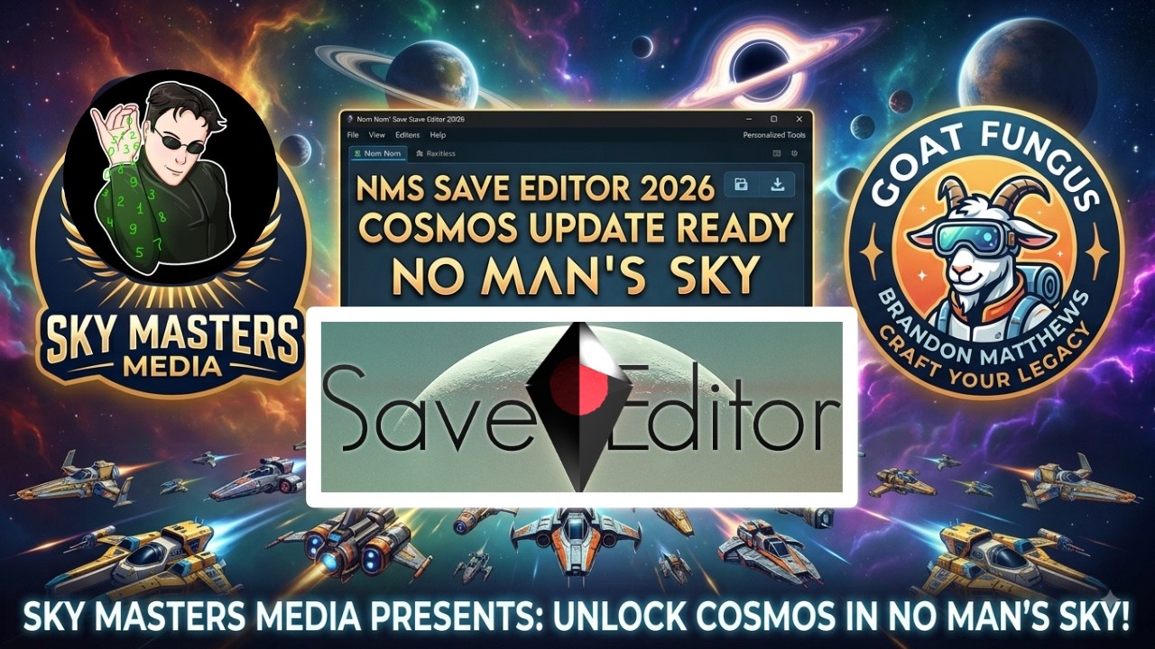 No Man's Sky Save Editor Guide (2026) | Cosmos Update & Unlock Everything! GITHUB ONLY