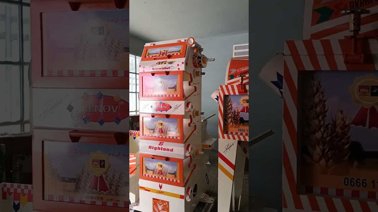 تحويل مطحنة GLINISSON من فئة 4 اسطوانات الى RENOV 6 اسطوانات