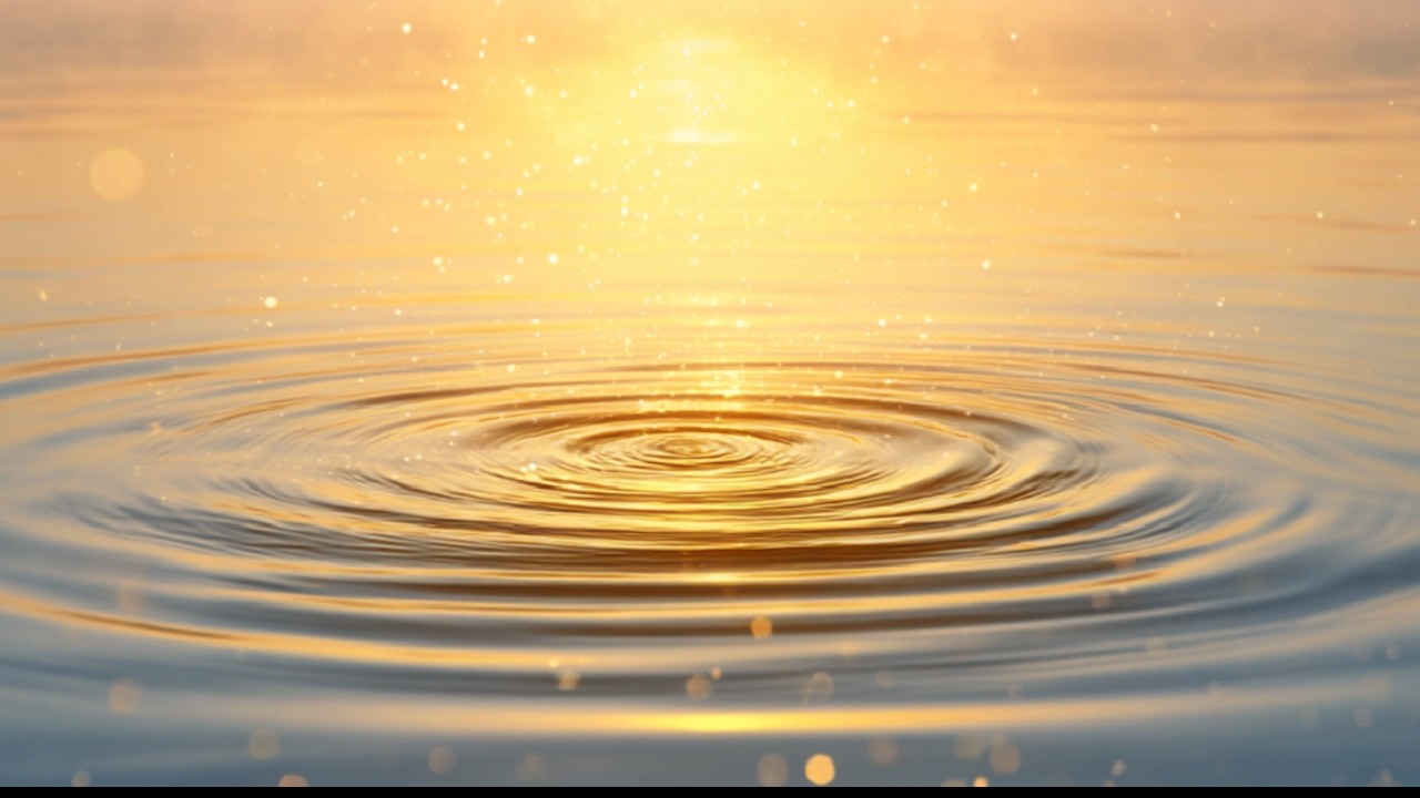 45 Min Calm Morning Meditation - Peaceful Water Sounds