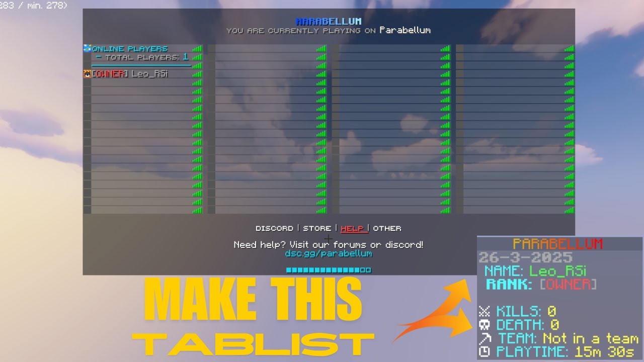 🚀 Create the ULTIMATE Minecraft Tab in 3 Minutes! 🔥 [TAB Plugin Setup & Config]