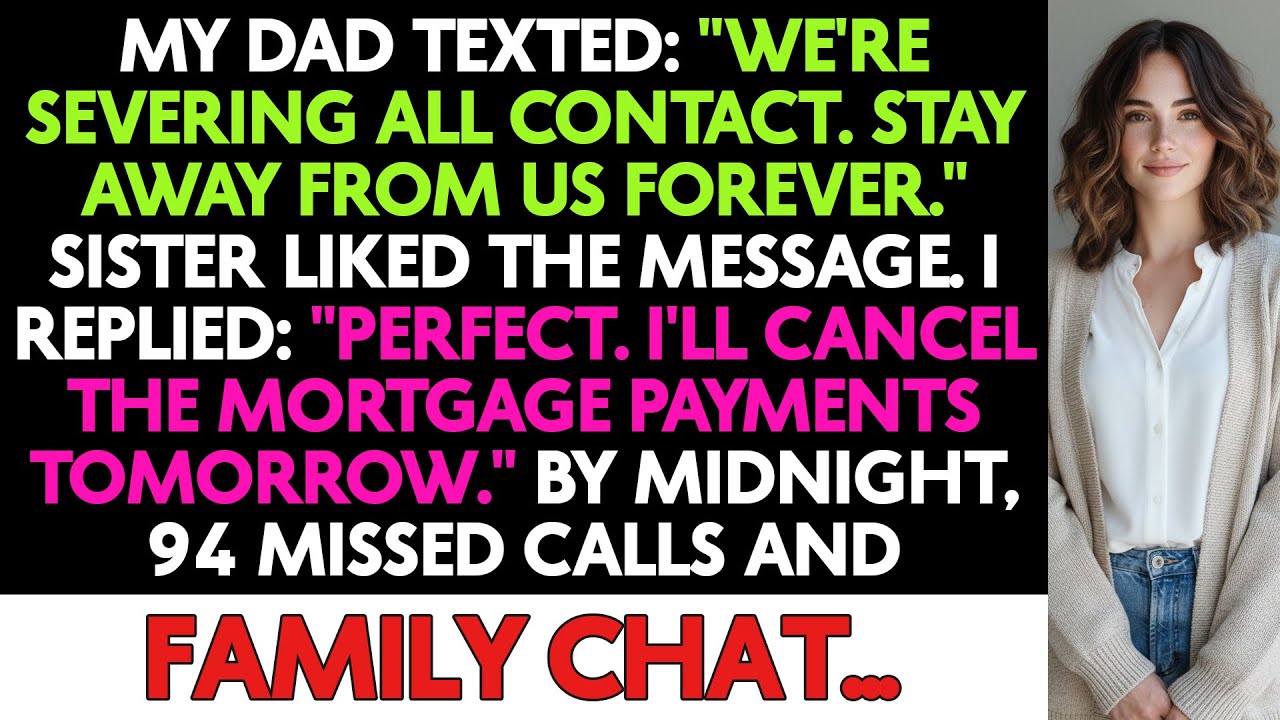 Family Disowned Me Via Text. Sister Liked The Message. I Stopped Paying Their $146K