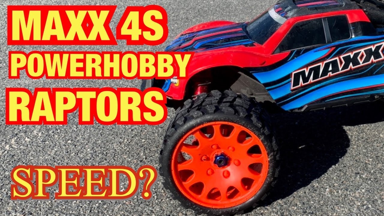 Maxx Speed Runs with PowerHobby 3.2” Raptors
