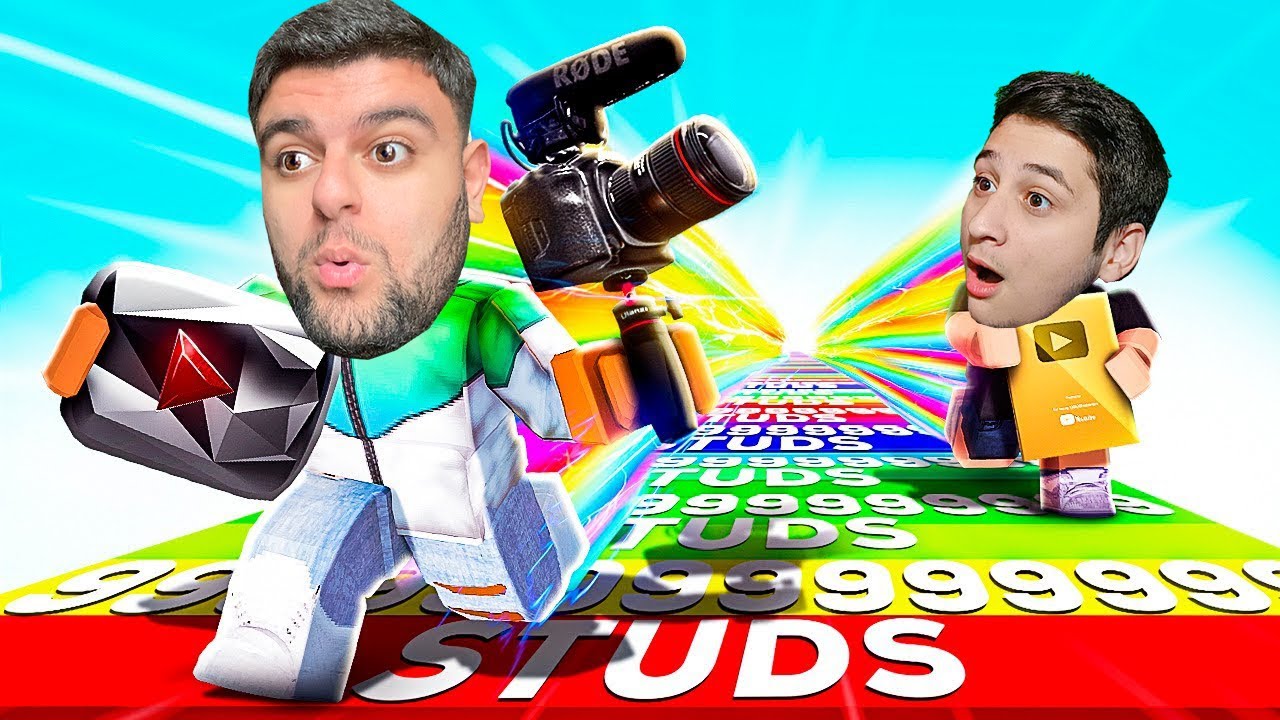 ურაა 1 მილიონი გამომწერი მყავს! - Roblox YouTube Race Simulator
