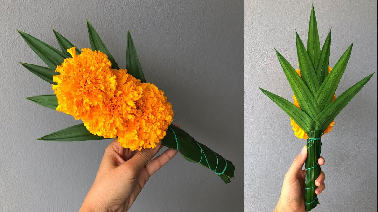 ดอกไม้ไหว้พระ แบบง่ายที่สุด 🌹🌹| MeeDee DIY