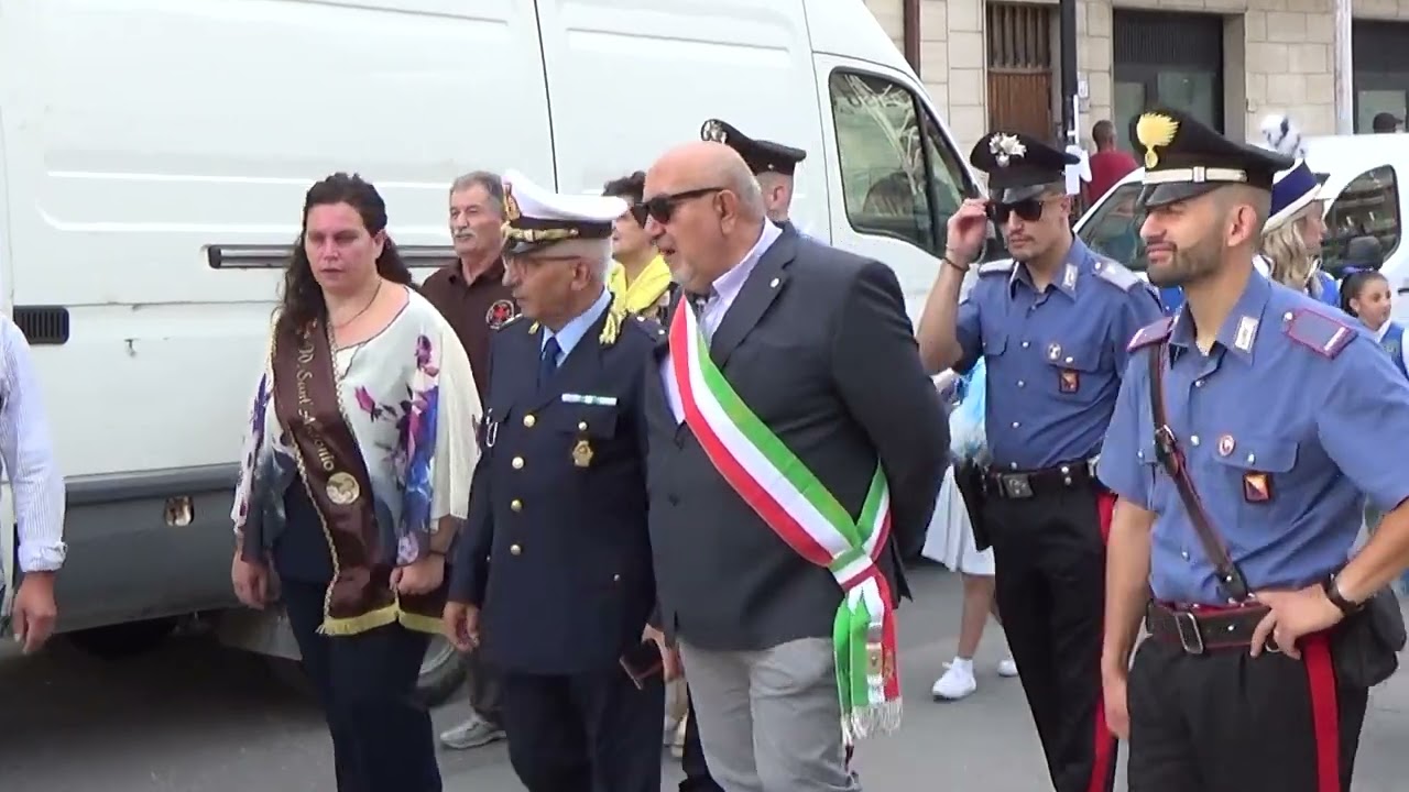 CAPIZZI - S.ANTONINO -ARRIVO BUSTO RELIQUIARIO - 2022