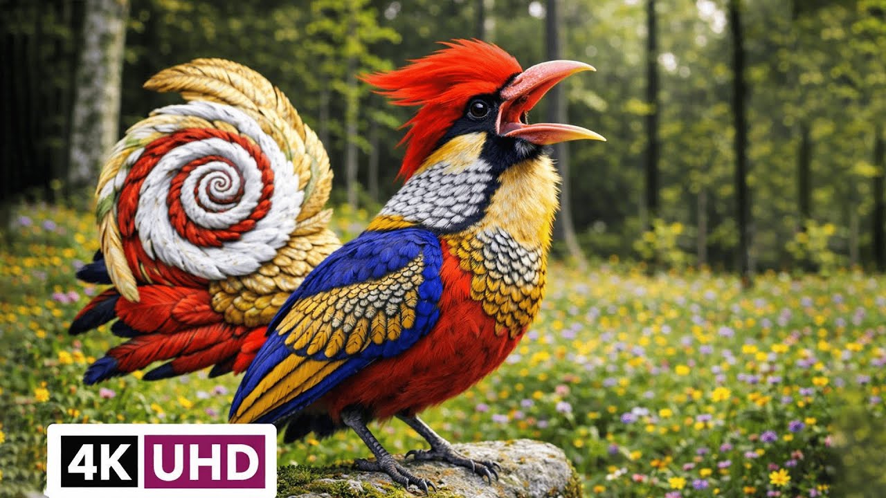 Unexpectedly Beautiful & Strange Birds of the World | 4K Nature ASMR