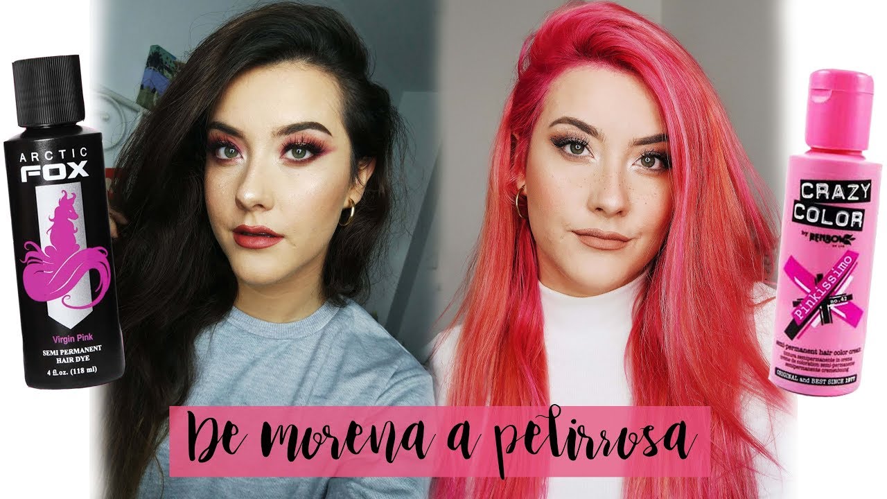 |SUPER CAMBIO DE LOOK| TUTORIAL DE MORENA A ROSA, DECOLORACION, TINTE, ETC...