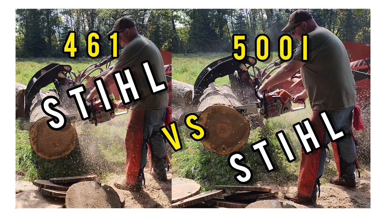 Stihl Showdown! 461 vs 500i!