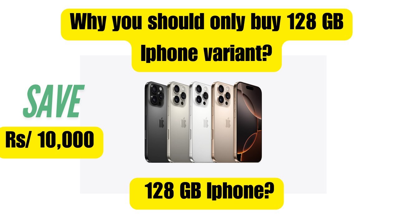 How to select Iphone variant between 128 GB, 256 GB and 512 GB