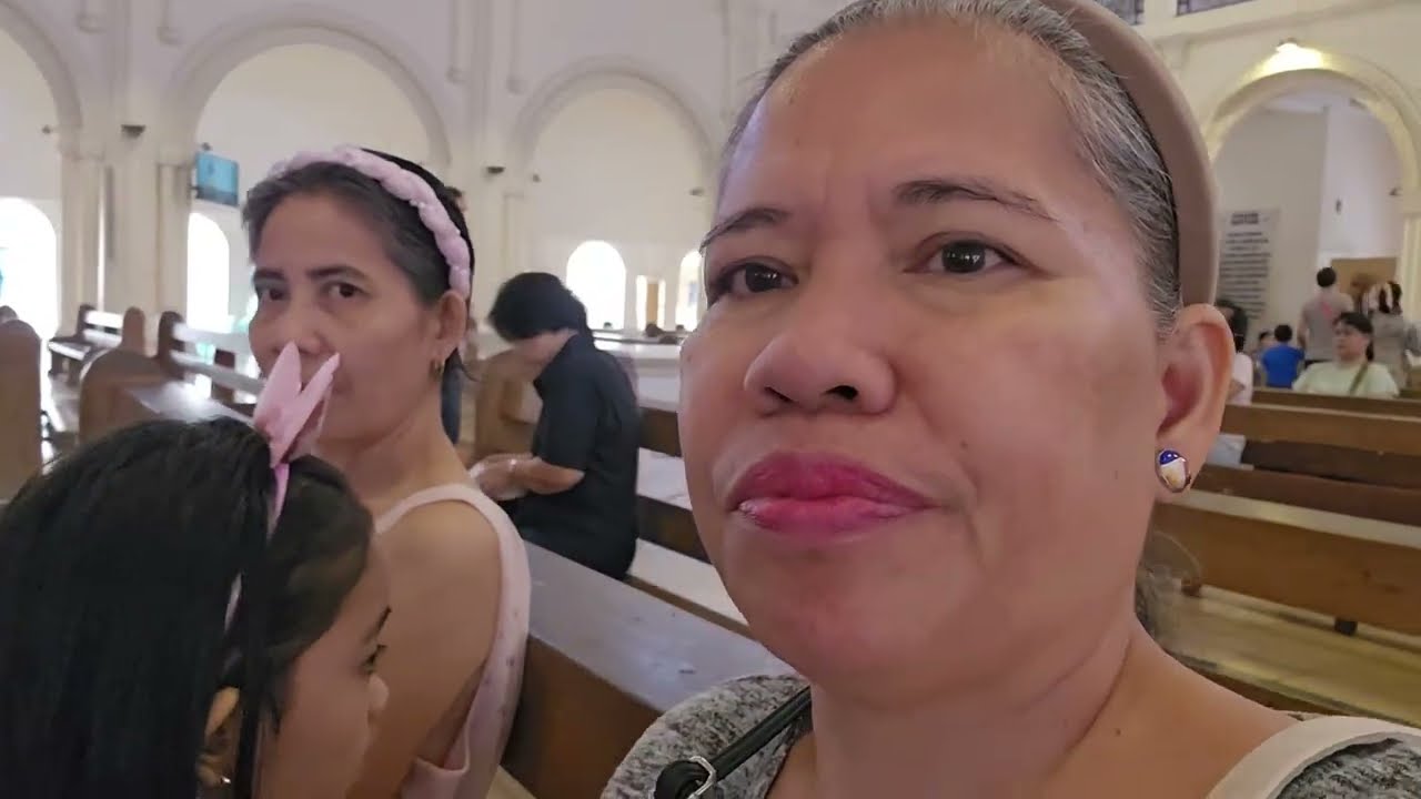 My sister and I  went to the church then cooking my favorite food for lunch happy Tommy. 