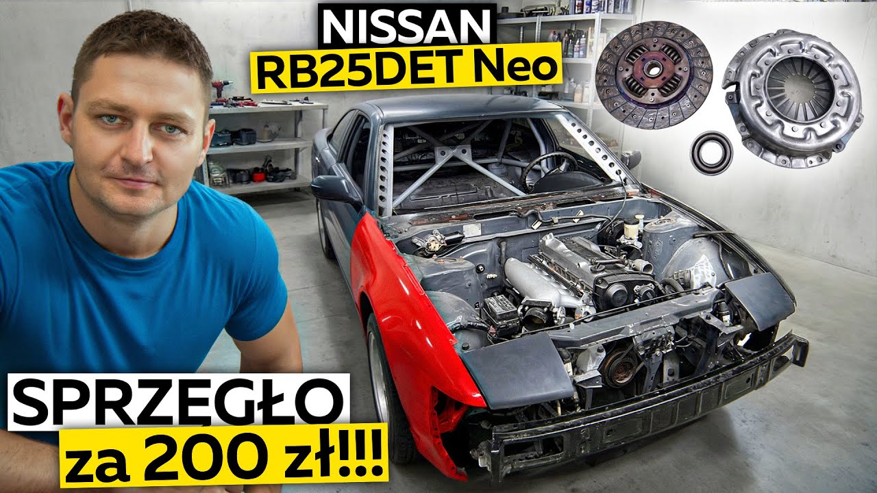 SPRZĘGŁO na 500 Koni za 200 zł ?! NISSAN 200SX S13 RB25DET Neo