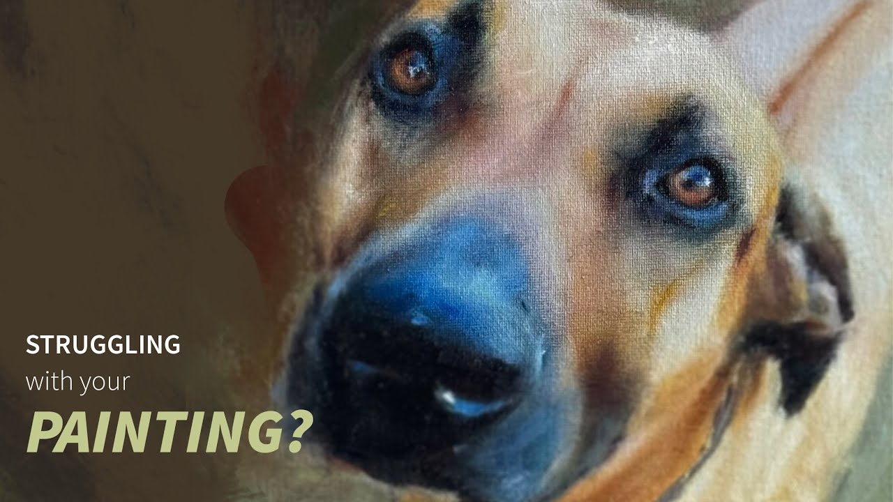 Struggling With Your Oil Painting? You Are Not Alone! Sometimes the process is just a struggle!