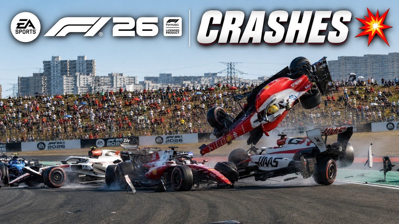 F1 2026 REALISTIC CRASH COMPILATION 💥4