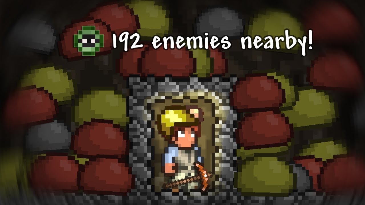 Hardcore Terraria with 30x enemy Spawn rates | Ep1