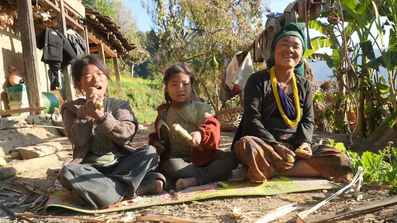 Happy village family || Daily life activities